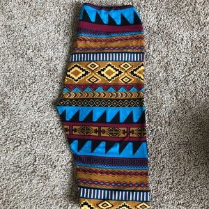 Brand new Aztec print Lularoe leggings